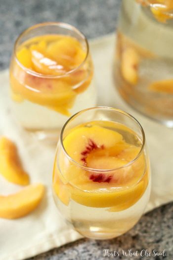 White Peach Sangria Recipe Drink Recipe That's What {Che} Said...