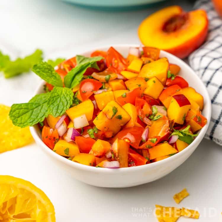 Peach Salsa Recipe – That's What {Che} Said...