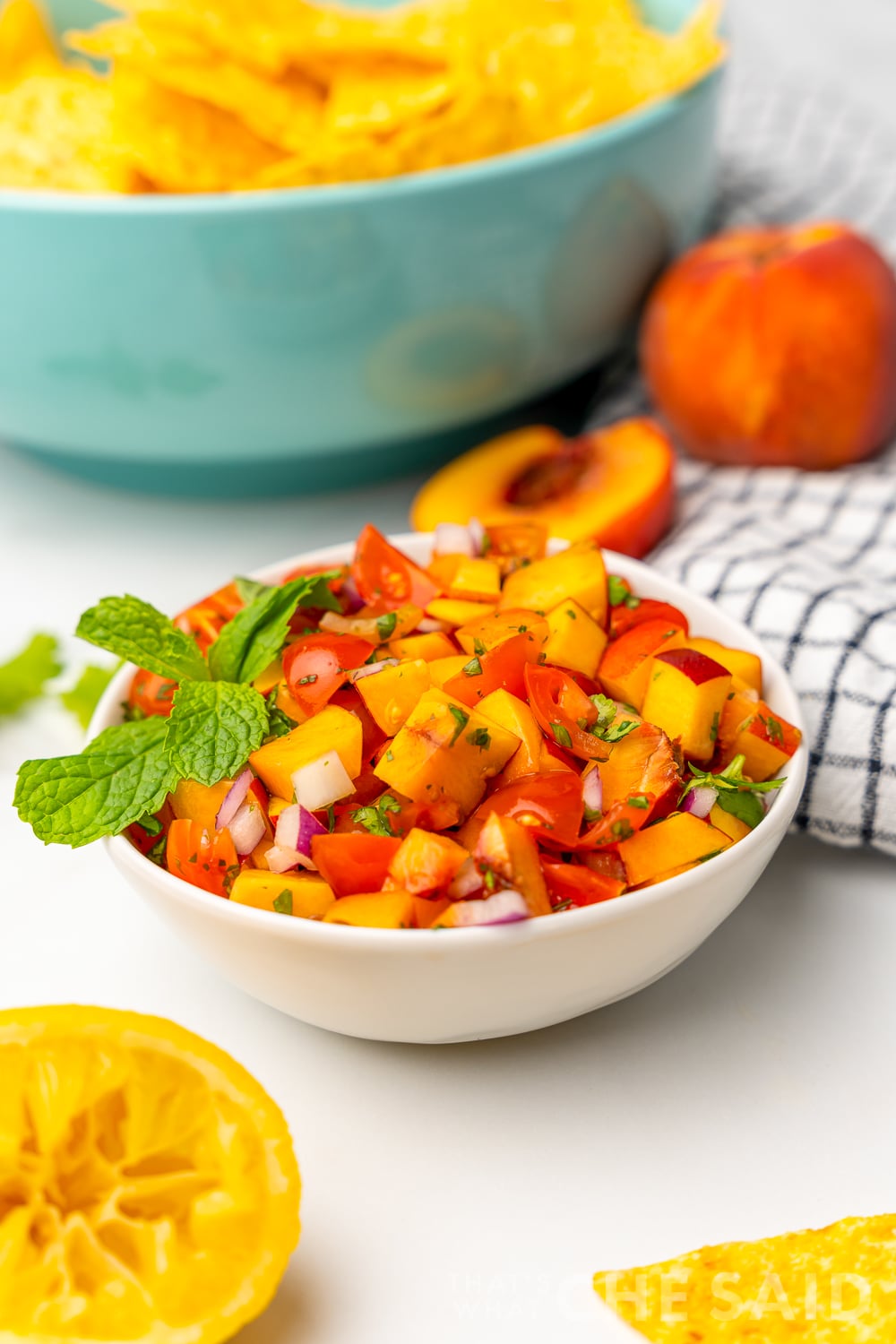 Peach Salsa Recipe – That's What {che} Said