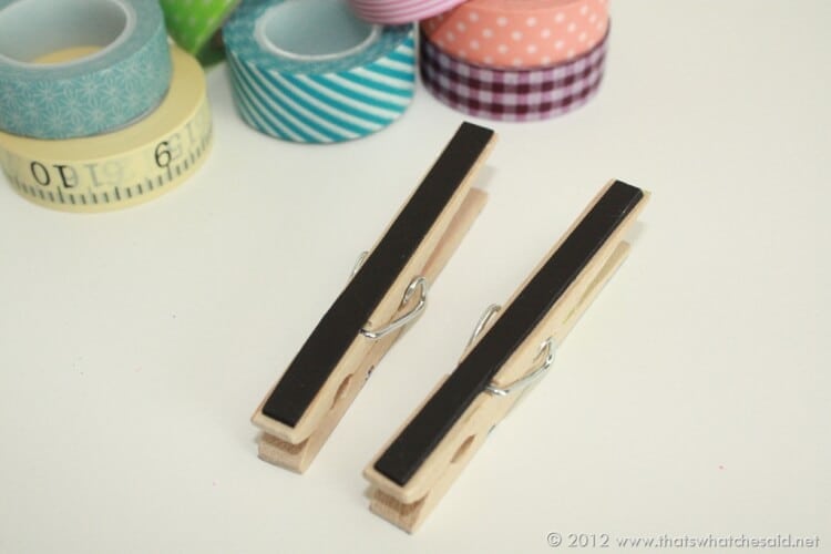 Washi Tape Clothespin Magnets – That's What {Che} Said...