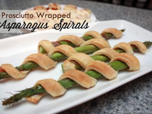 Prosciutto Wrapped Asparagus Spirals That S What Che Said