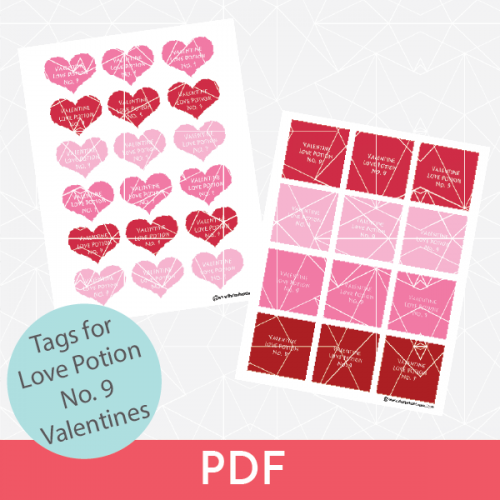 Love Potion Valentine with Free Printable - That's What Che Said