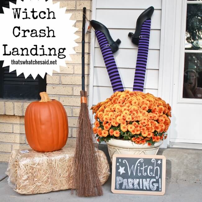 Witch Parking Porch Display – That's What {Che} Said...