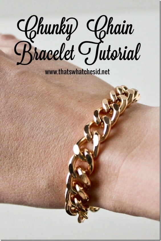 How To Make Chain Bracelets With Suede Cords · How To Make A Chain Bracelet  · Jewelry on Cut Out + Keep