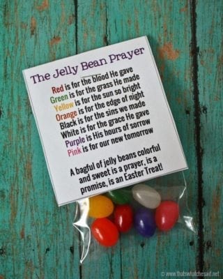 Jelly Bean Prayer Free Printable – That's What {Che} Said...