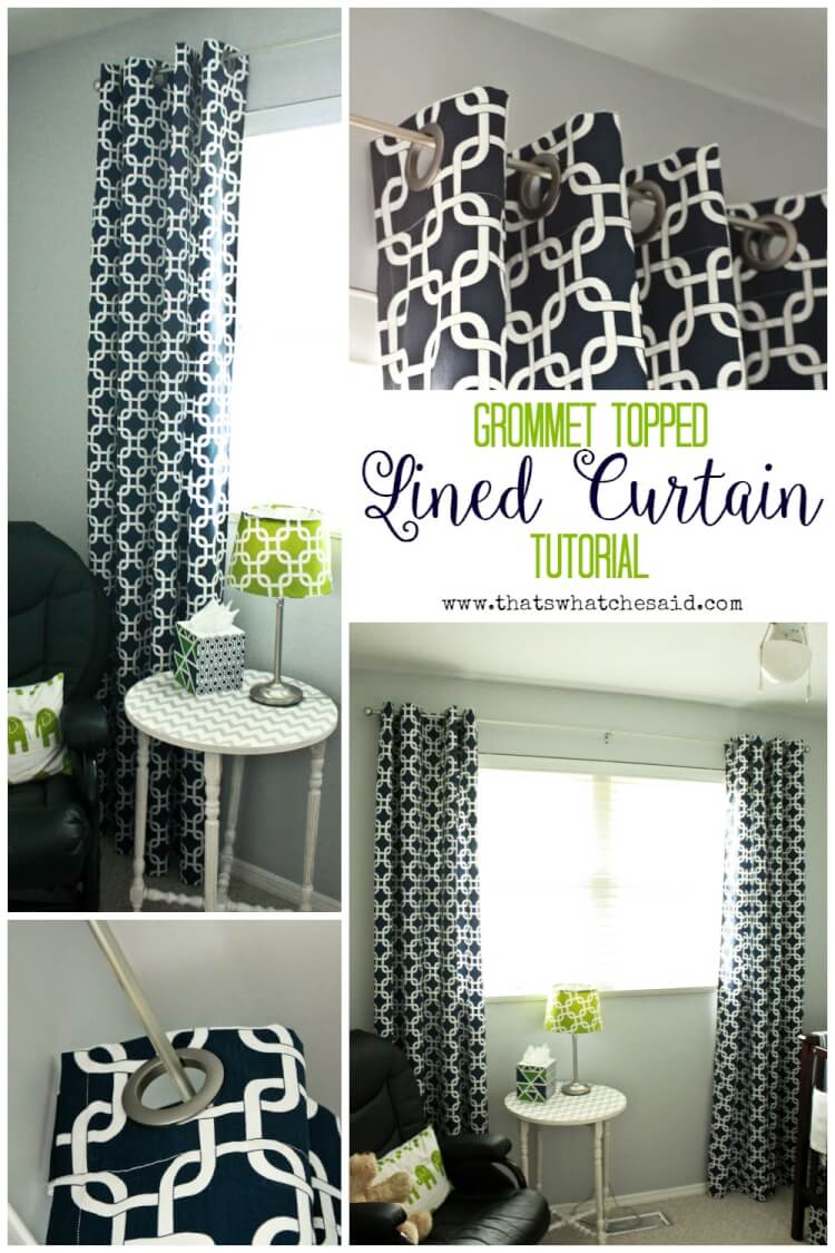How to Make Grommet Curtains