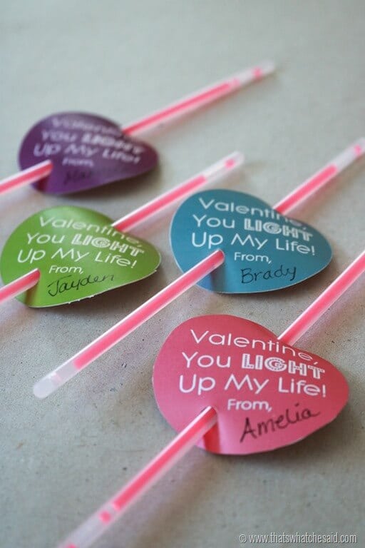 Glow Stick Valentine Printable That s What {Che} Said