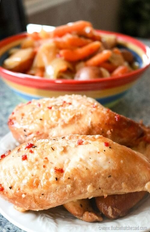 The Best Slow Cooker Chicken Ever - That's What {Che} Said...