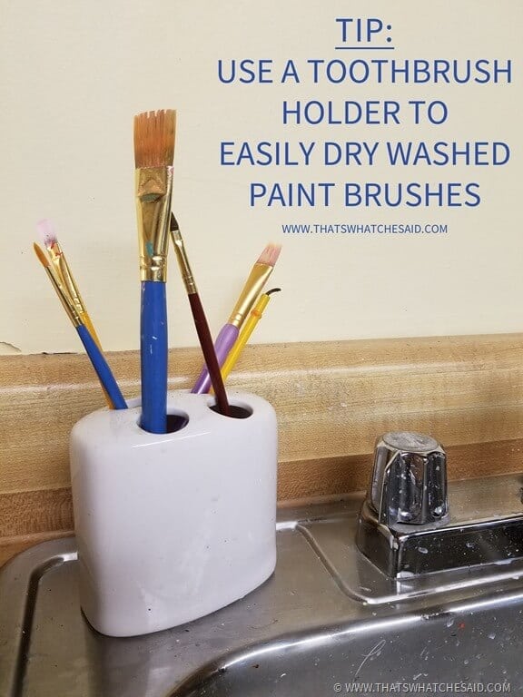 Tips for Cleaning Paint Brushes