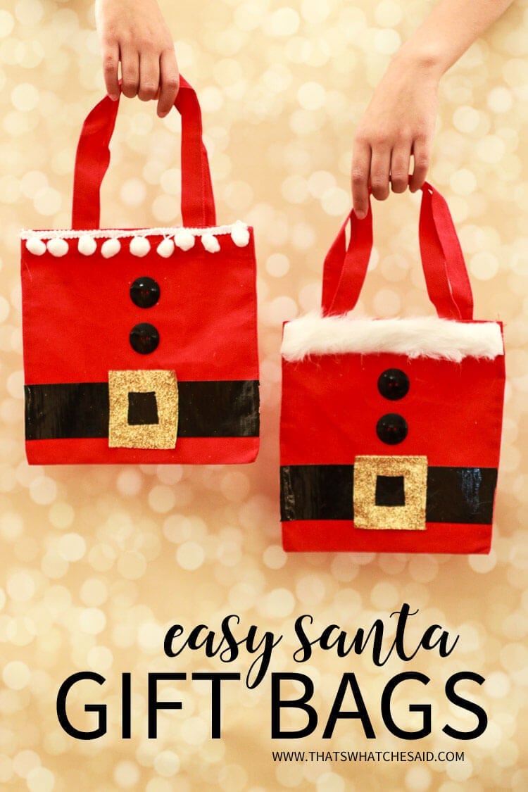 GetUSCart- Joy Bang Christmas Goodie Bags Christmas Gift Bags for Kids  Candy Santa Gift Bags Small Christmas Bags for Gifts Holiday Goodie Bags  Party Favors