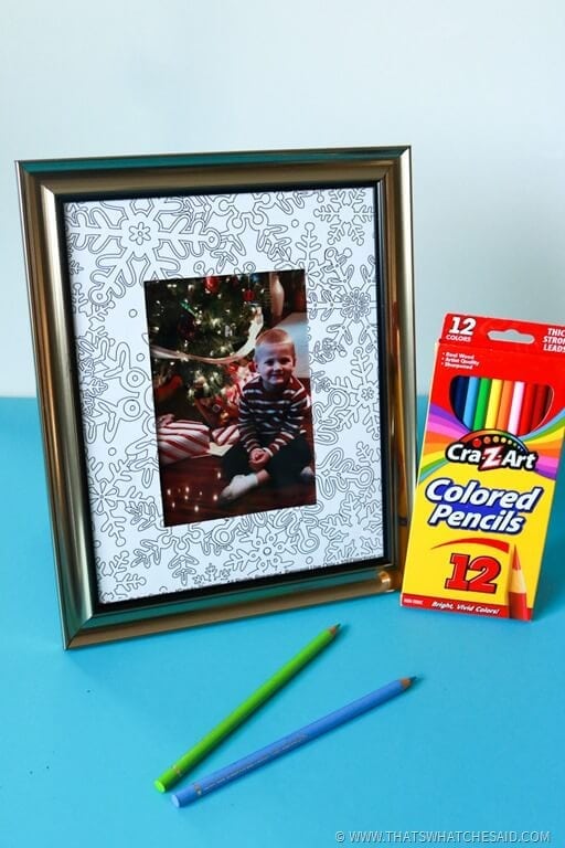 DIY Coloring Page Frame – That's What {Che} Said...