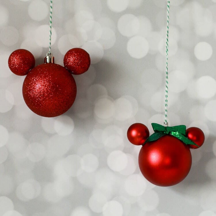 Easy Diy Mickey Mouse Ornament That S What Che Said