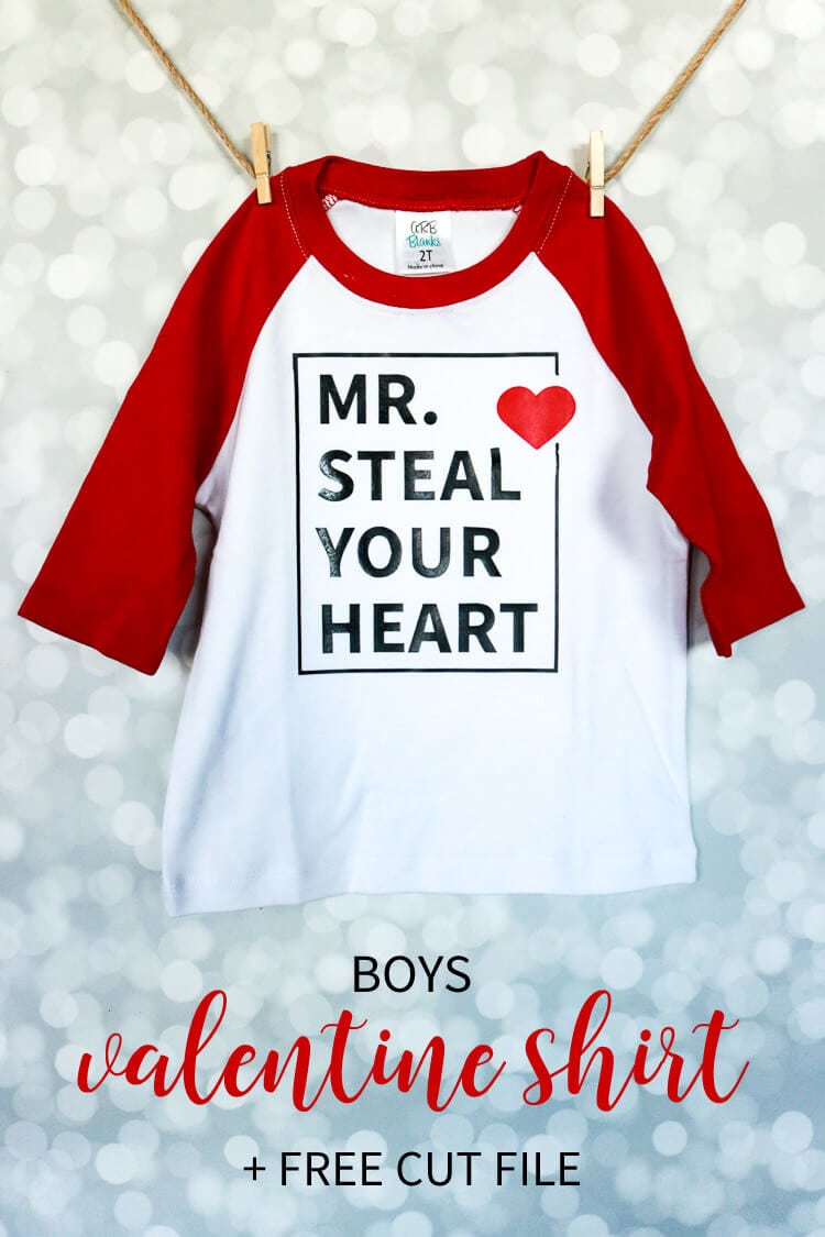 Download Boys Valentines Shirt + Free Cut File - That's What {Che ...