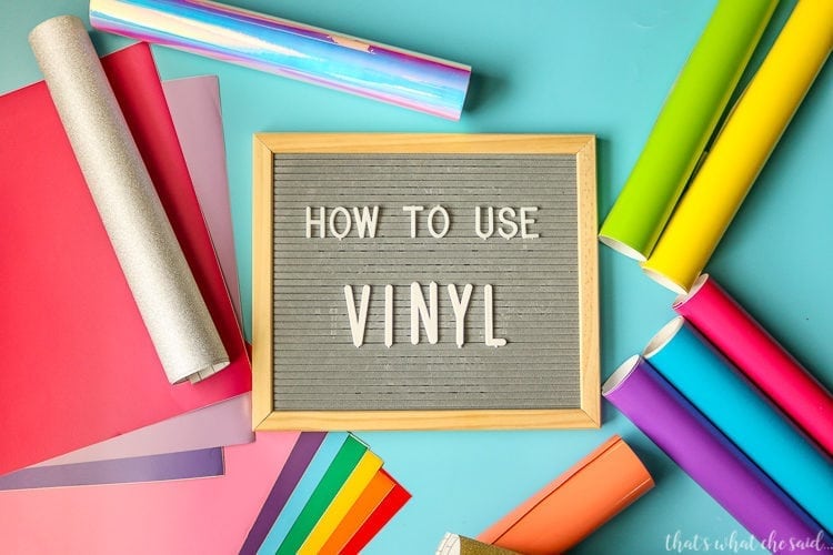 How to Apply Craft Vinyl - Everything You Need to Know About Vinyl