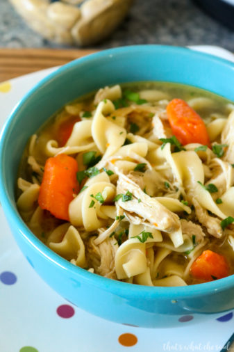 Instant Pot Chicken Noodle Soup – That's What {Che} Said...