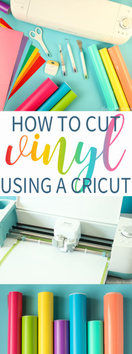 How to Cut Vinyl on a Cricut – That's What {Che} Said...