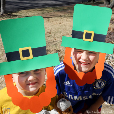 Paper Leprechaun Hat & Beard – That's What {Che} Said...