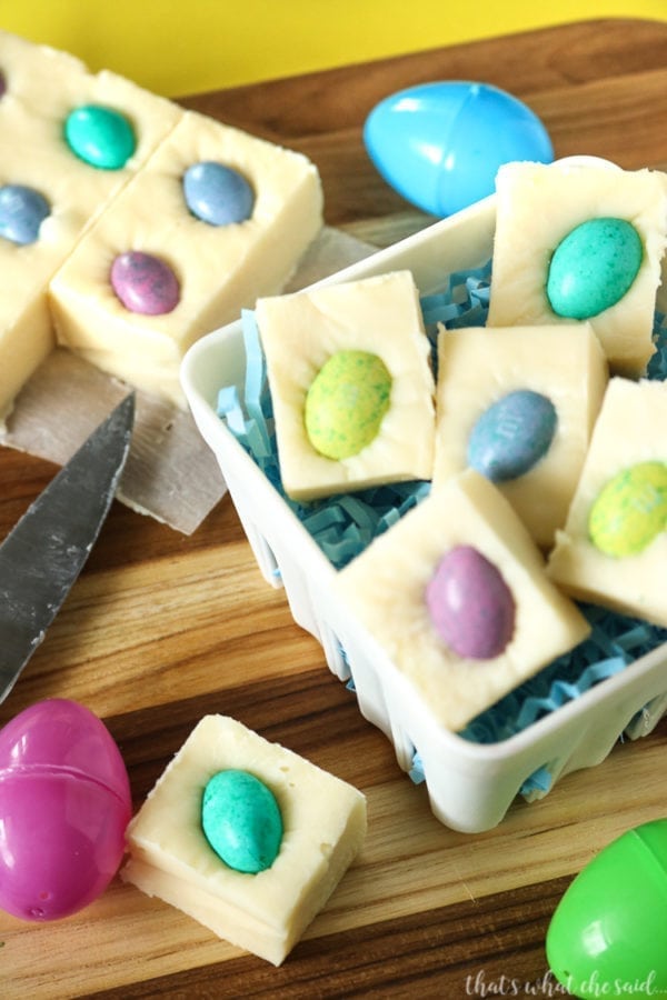 Easy Easter Fudge - 4 Ingredients - That's What {Che} Said...