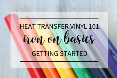 Heat Transfer Basics - Iron On 101 - That's What {Che} Said...