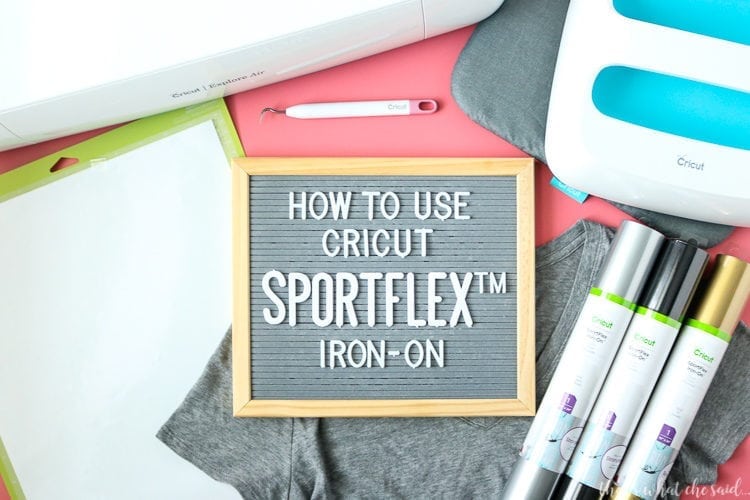 How To Use Cricut SportFlex Iron-On 
