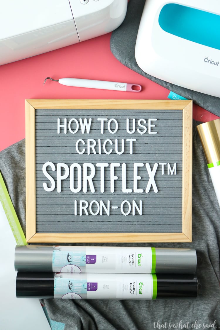 How to Use Cricut SportFlex Iron On - Create and Babble