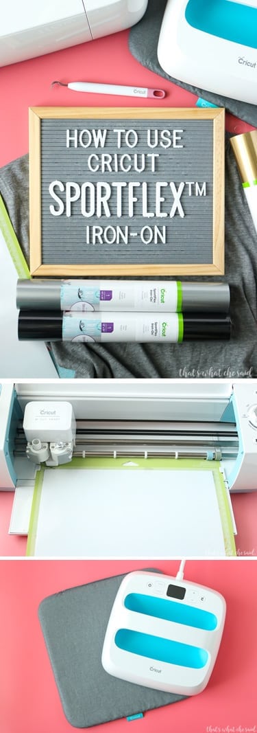 How to Use Cricut SportFlex Iron On™ – That's What {Che} Said