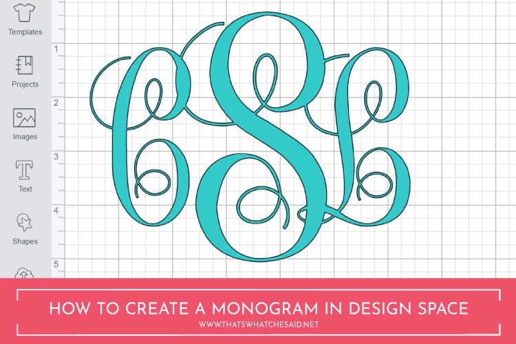 Download How To Make A Monogram In Cricut Design Space Monogram Maker