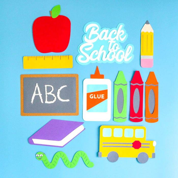 Black And White Back To School Clipart - Download in Illustrator