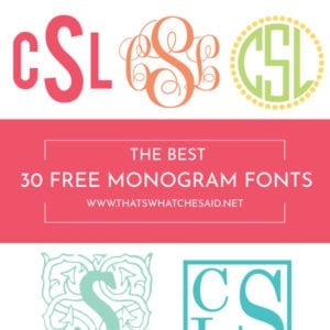 Free Fonts – That's What {Che} Said...