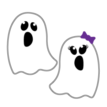 Download Girl & Boy Ghost - Halloween SVG Blog Hop - That's What {Che} Said...