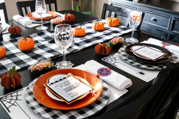 Halloween Tablescape Made with Cricut Maker – That's What {Che} Said...