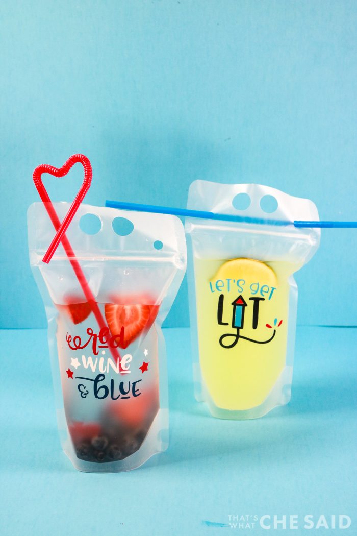 Custom Personalized Drink Pouches Booze Bags Adult Capri Sun Drink Bags  Smoothie Bags — Hoot & A Holler