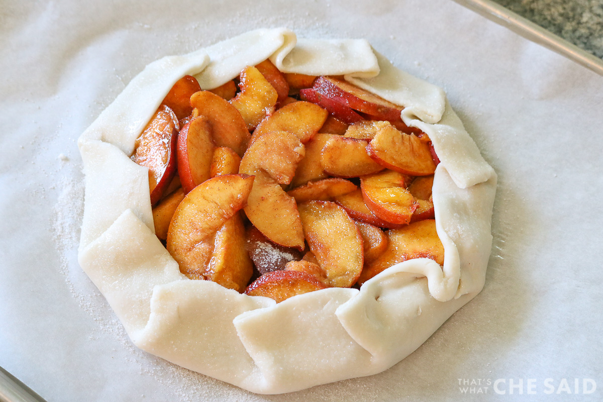 Easy Peach Galette – That's What {Che} Said...