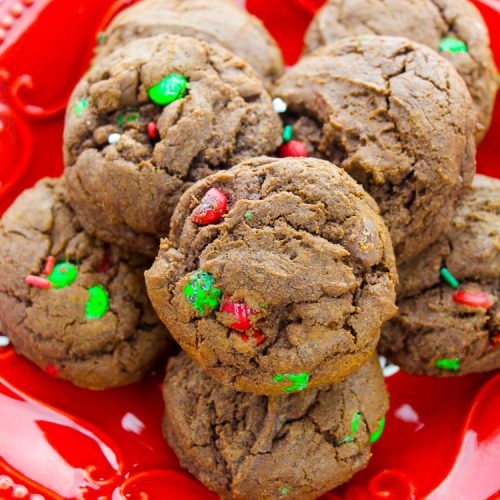 Double Chocolate M&M Cookies – That's What {Che} Said...