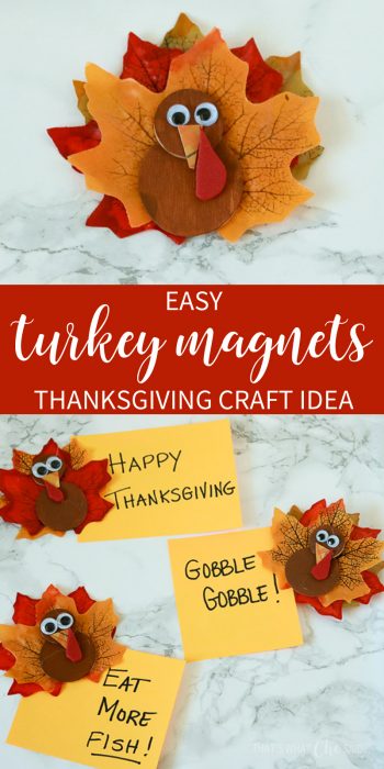 Turkey Magnets | Easy Thanksgiving Craft – That's What {Che} Said...