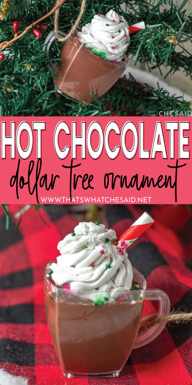 Dollar Store Hot Chocolate Ornament – That's What {Che} Said...