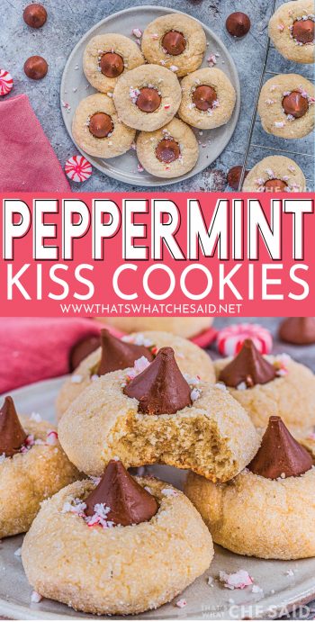 Peppermint Kiss Cookies – That's What {Che} Said...
