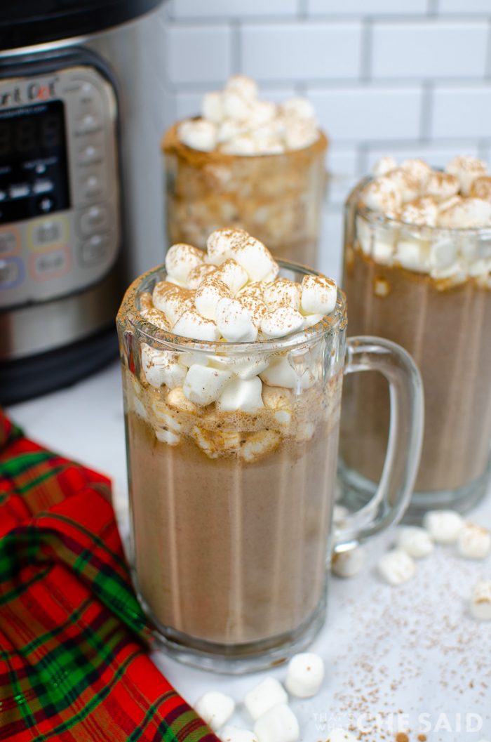 Instant Pot White Hot Chocolate {with 3 special flavor options!}