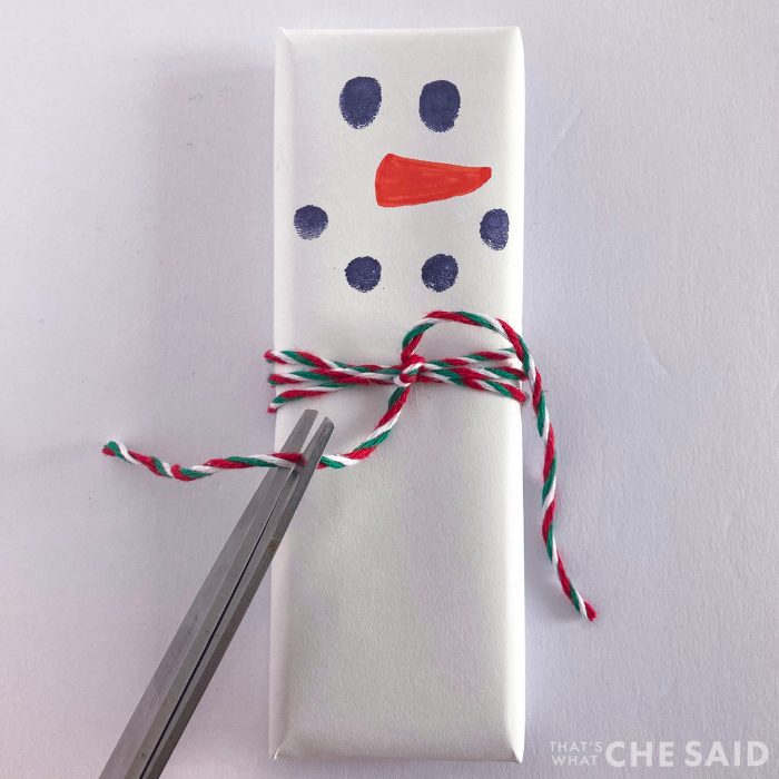 Easy Snowman Candy Bars – That's What {Che} Said...