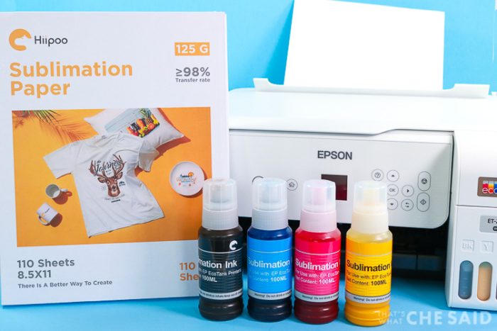 Sublimation Ink - CMYK Sublimation Ink Bottle Refills For Epson ECOTAN–  Just Vinyl and Crafts