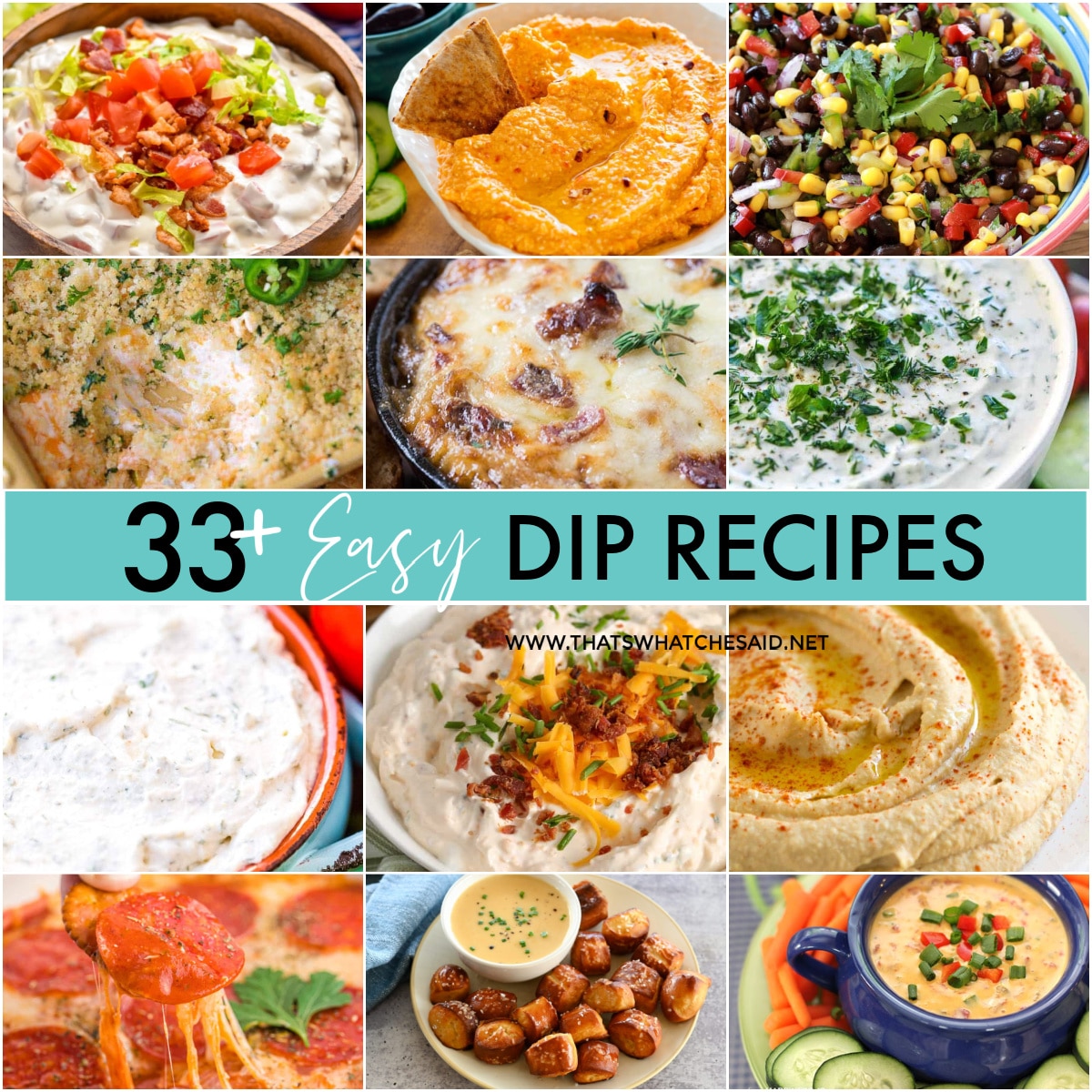 Easy Dip Recipes – That's What {Che} Said...