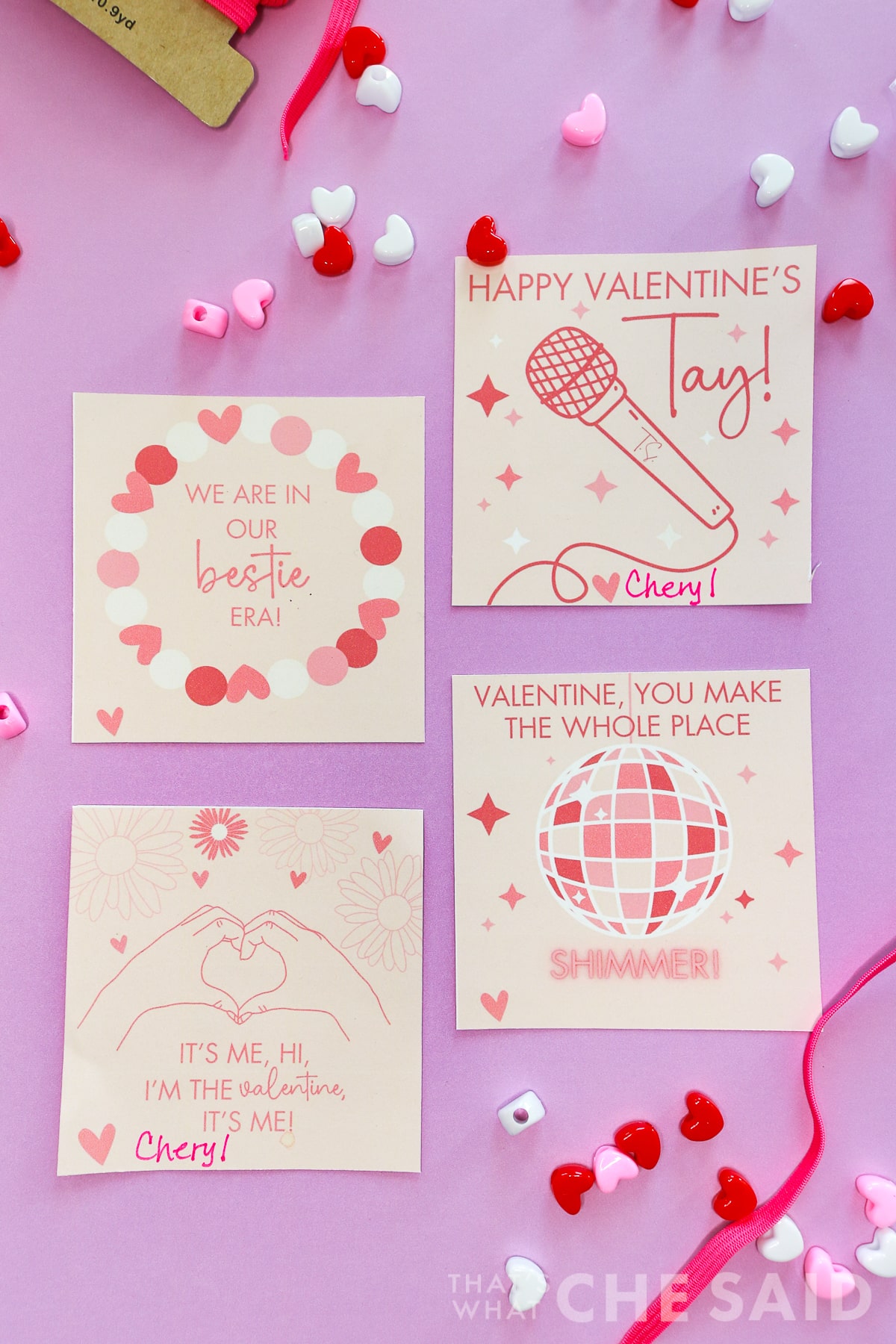 Taylor Swift Valentines – Free Printable – That's What {Che} Said...
