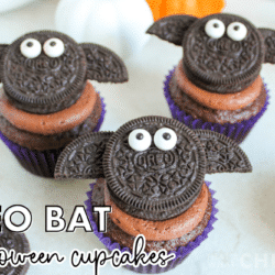 Oreo Bat Cupcakes Horizontal Facebook Image