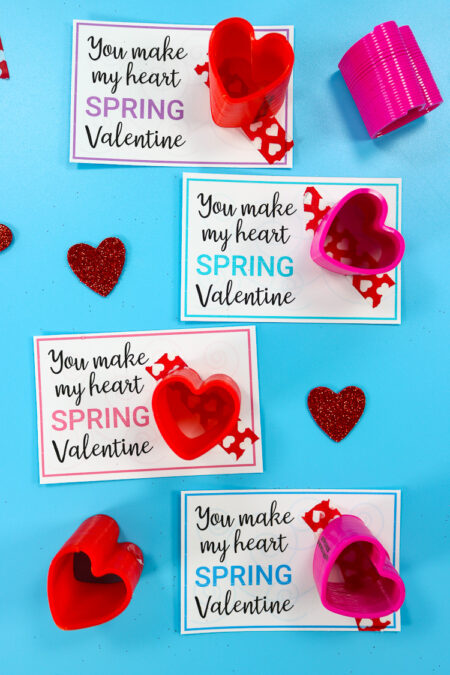 Slinky Valentine Printable