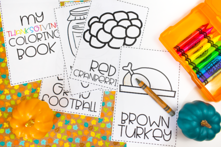 Thanksgiving Alphabet Coloring Pages