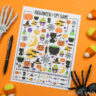 Halloween I-Spy Printable Activity