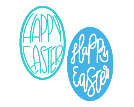 Hand Lettered Easter Cut Files