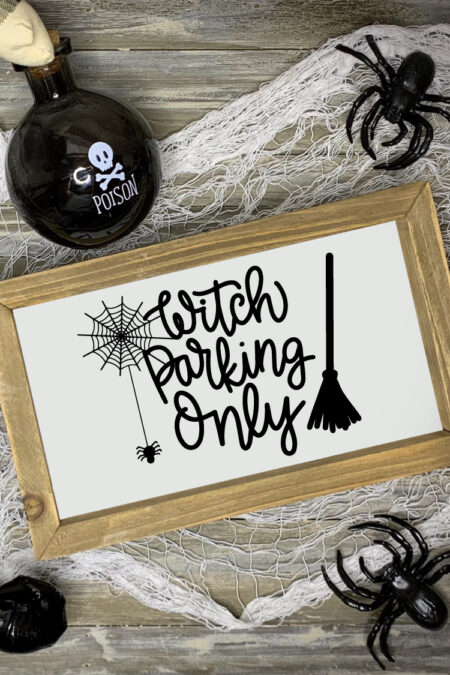 Witch Parking Only SVG & Print Files