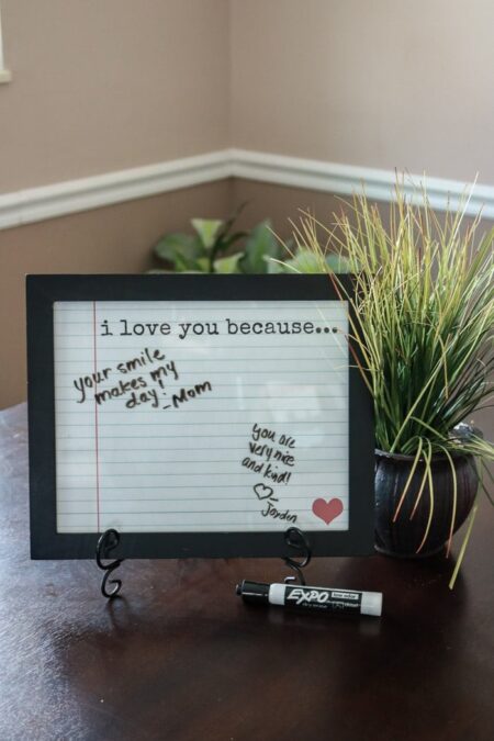 Love Notes Dry Erase Frame Insert