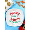 Cookies for Santa Carrots for the Reindeer Plate SVG